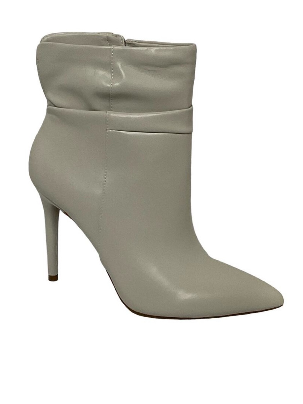 Jessica Simpson Cream Pointed-Toe Stiletto Ankle Bootie“Lerona” off white